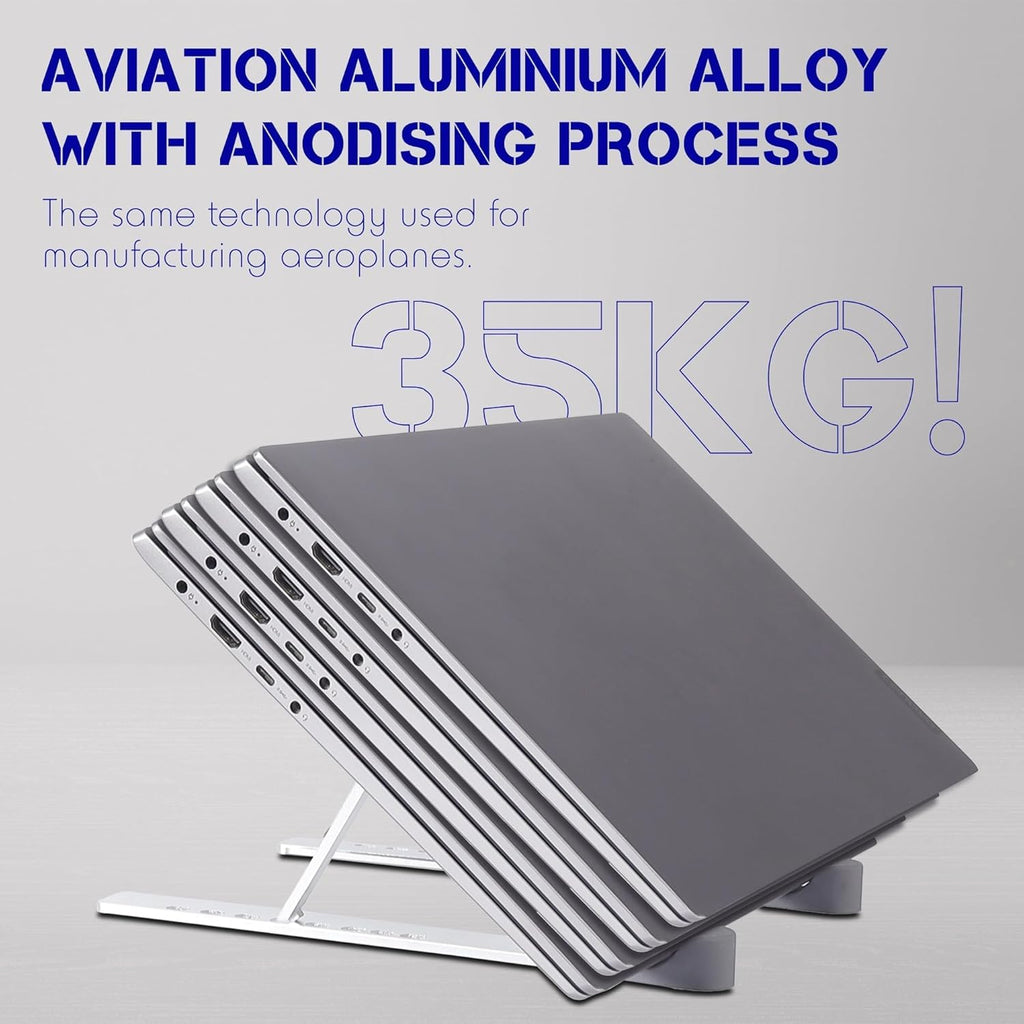 Adjustable Aluminium Alloy Laptop Stand for 10-16" Laptops G739