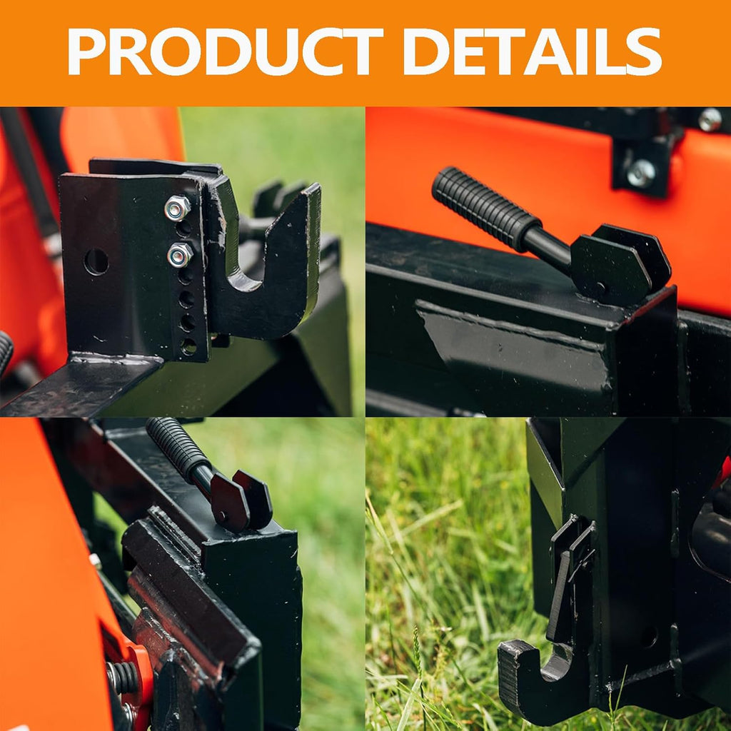 Front Loader Tractor Quick Hitch Adapter Cat 1 Conversion, Modified 3-Point Attachment B949349