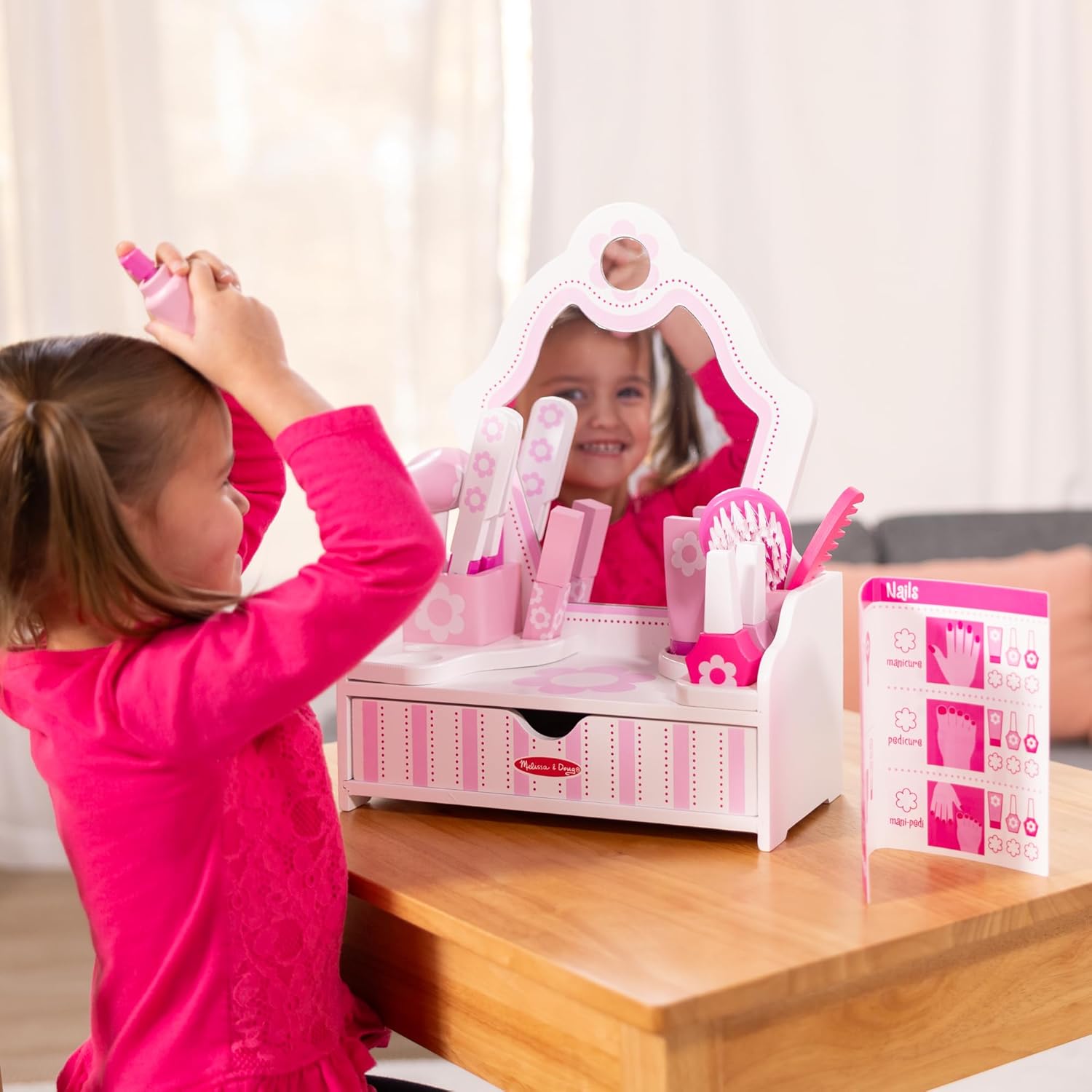 18 pcs Wooden Beauty Salon Play Set U3892