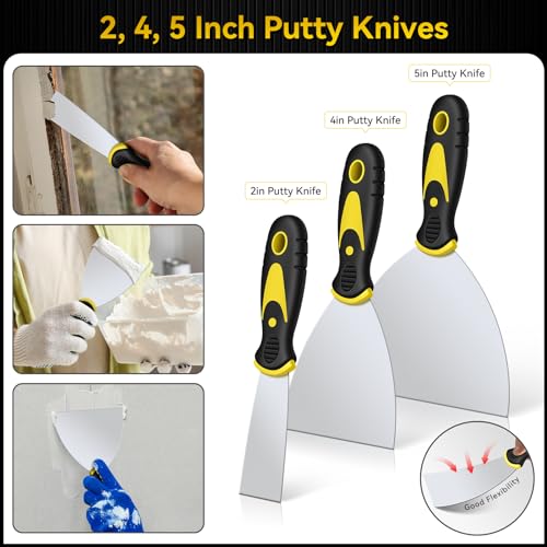 7-Piece Stainless Steel Putty Knife Tool Set H192973